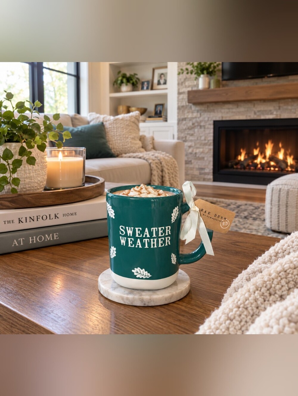 RAE DUNN SWEATER WEATHER MUG
